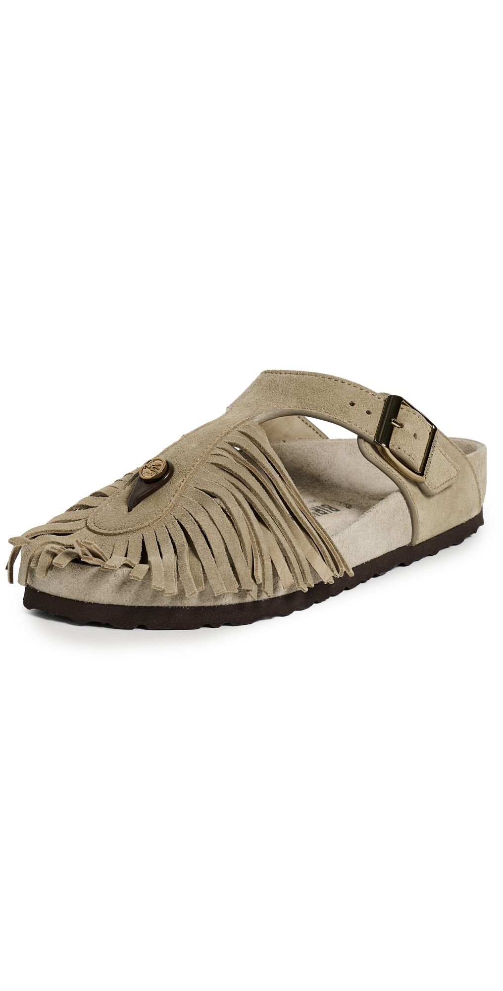 ETRO ETRO x Birkenstock1774 Gizeh Long Fringe Sandals Taupe 41