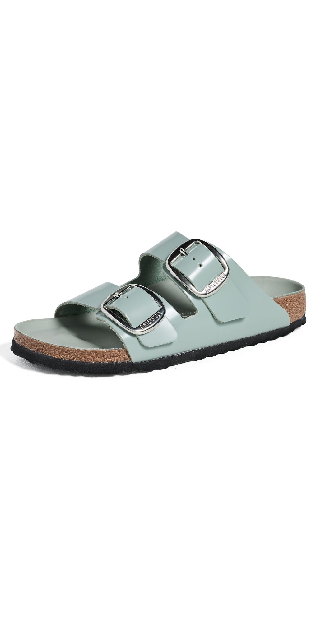 Birkenstock Arizona Big Buckle High Shine Sandals Pure Sage 37