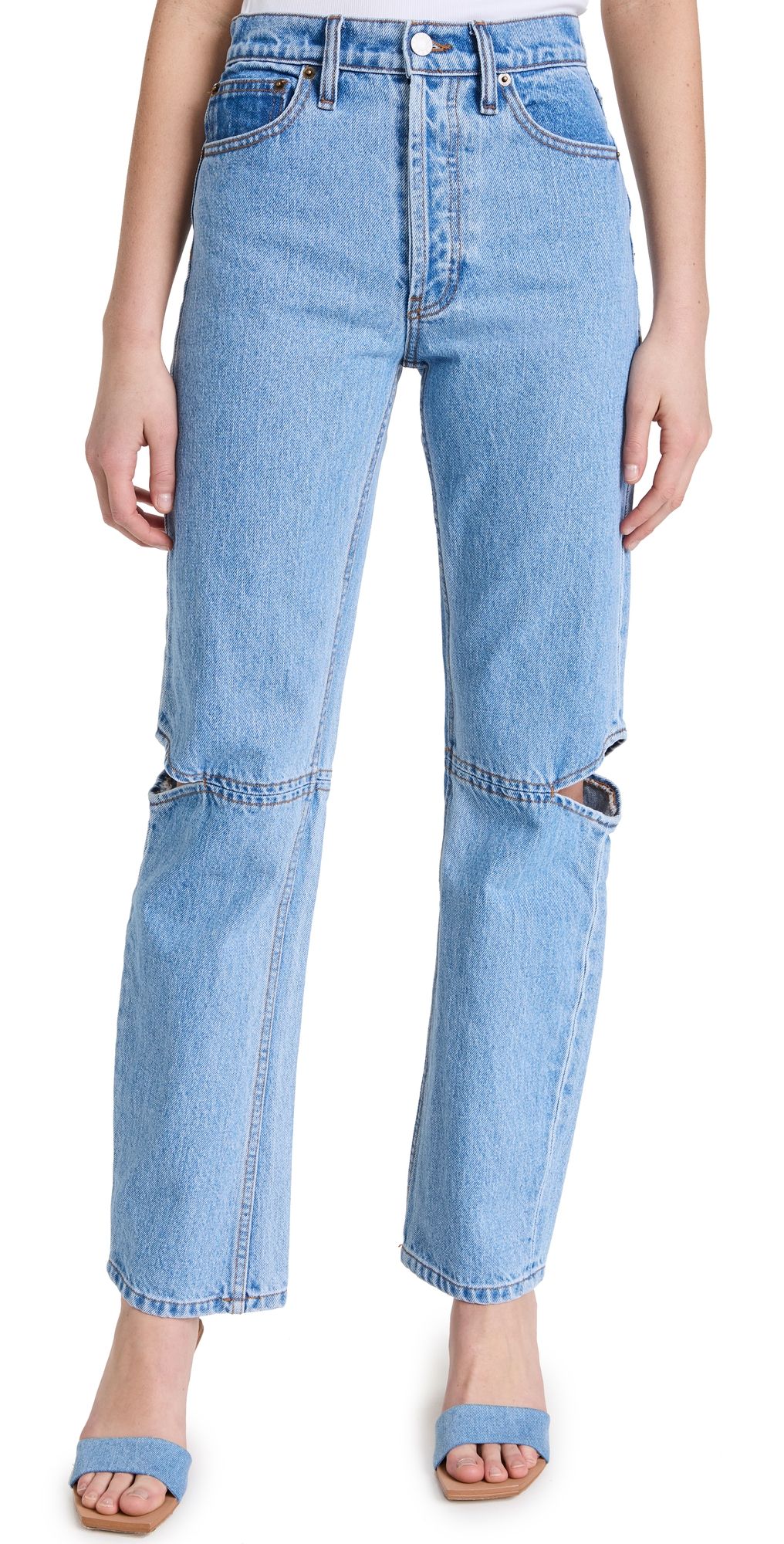 Still Here Cowgirl Jeans in Vintage Blue Vintage Blue 28
