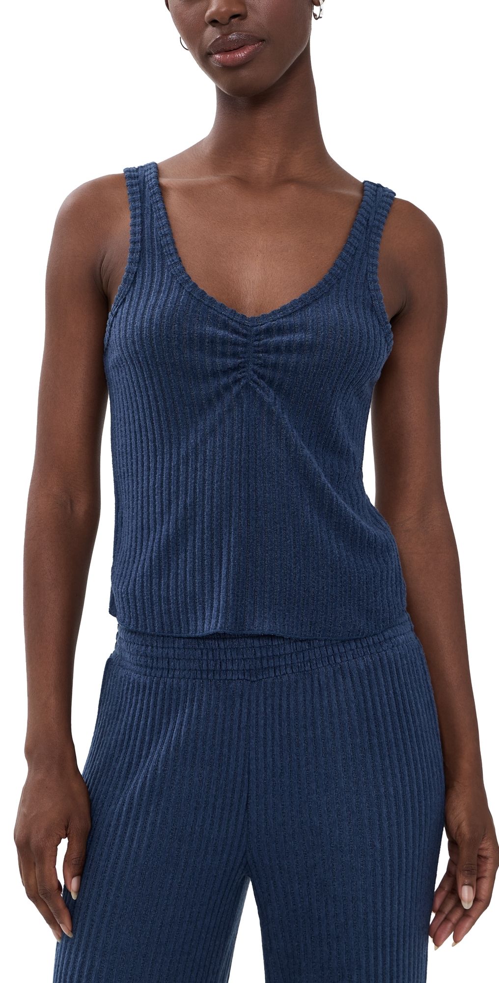 HONEYDEW Dream Cloud Tank Top Midnight Navy M