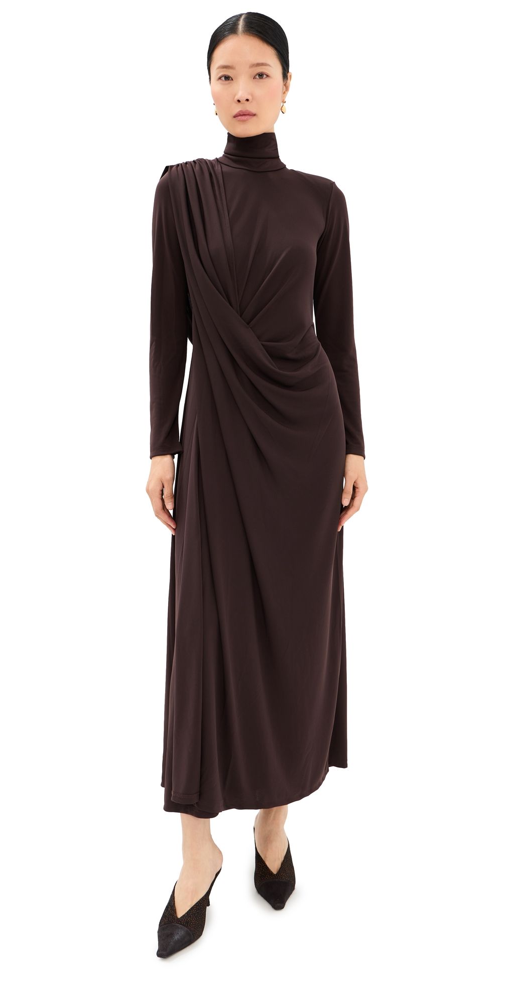 Johanna Ortiz Bloom Secret Dress Chocolate 8