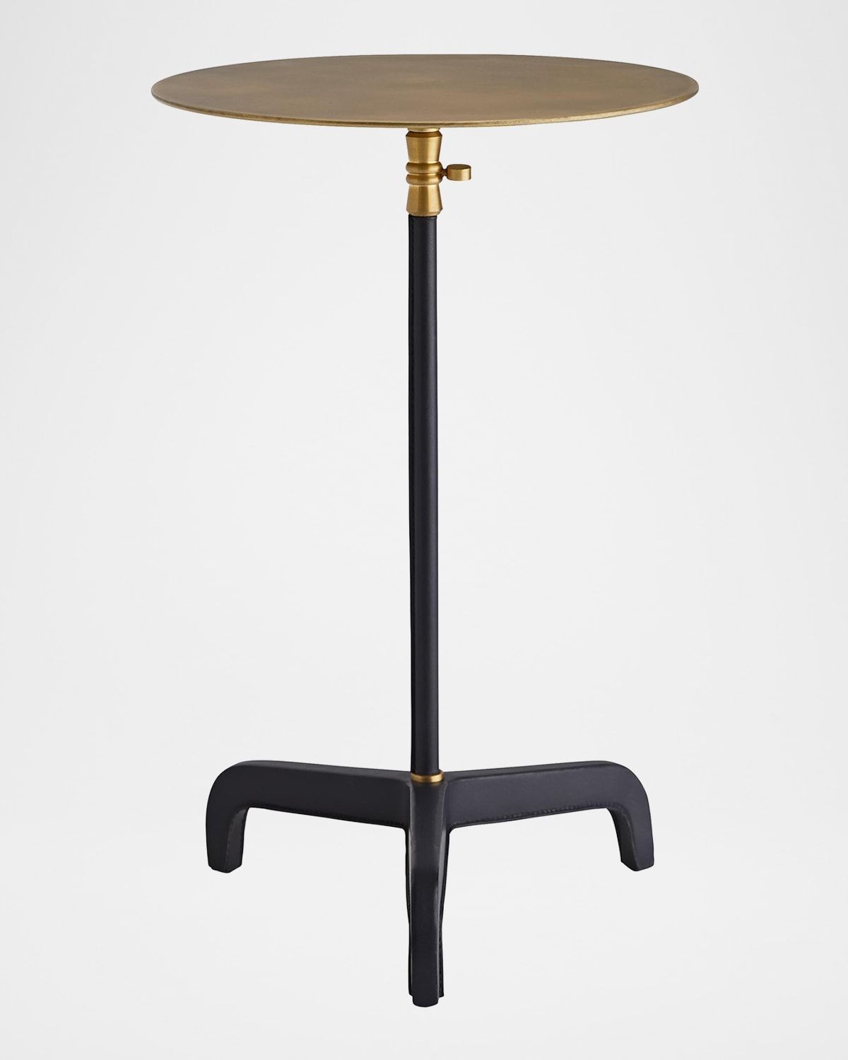 Addison Adjustable Leather Accent Table