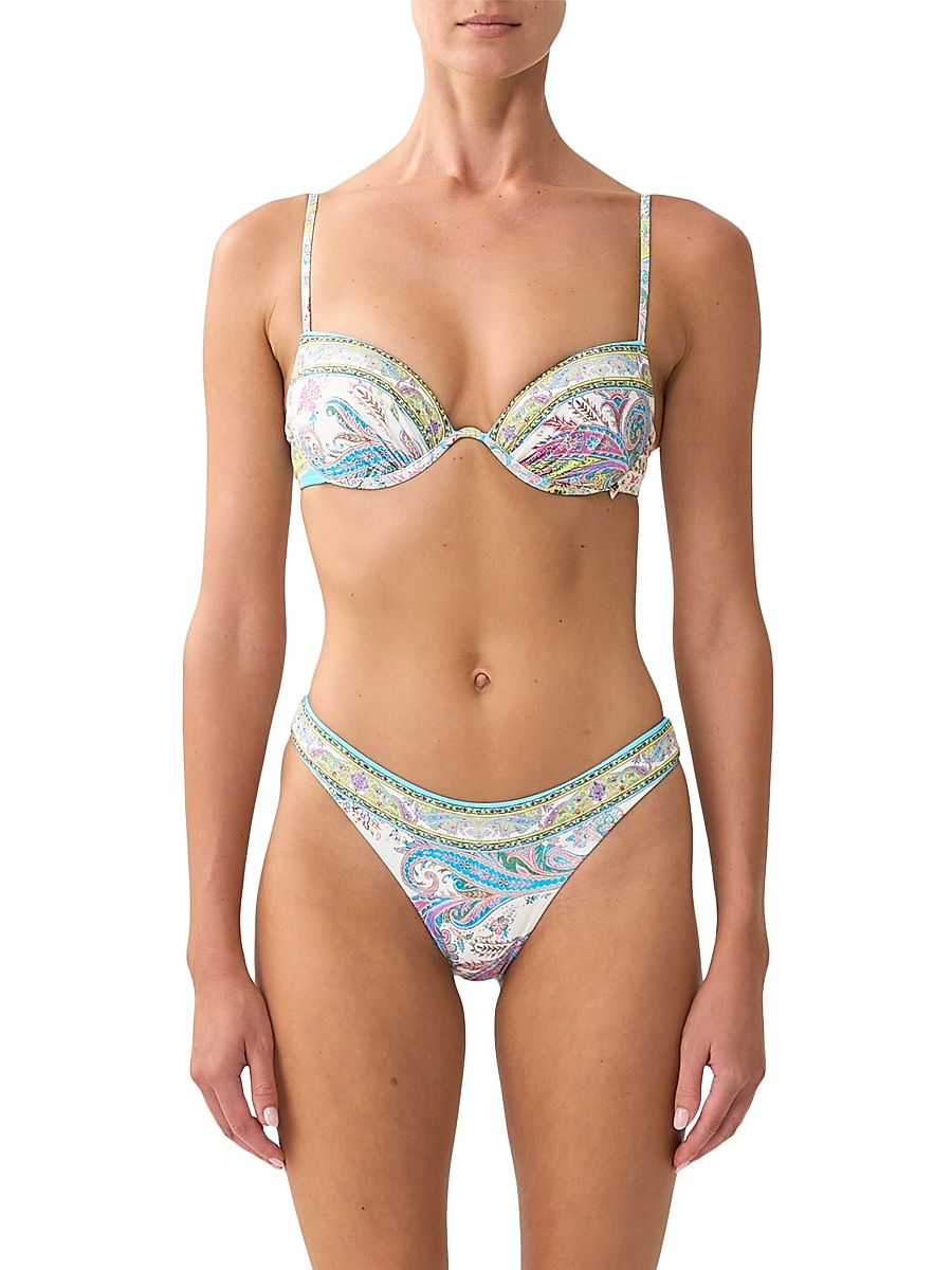 Women's Paisley Bikini Top - Magic Carpet Ride Wovewond - Size XS