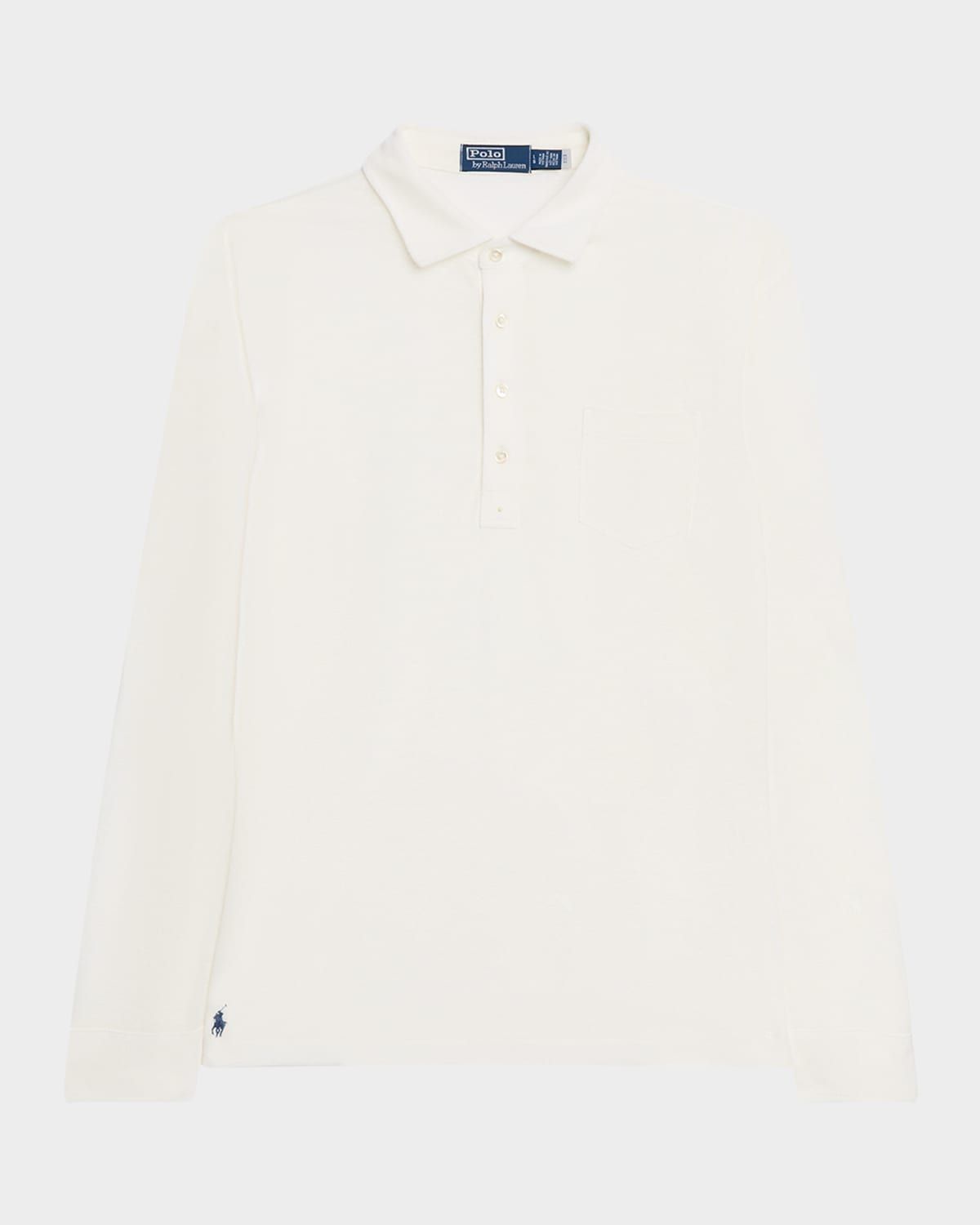 Men & apos;s Linen Mesh Polo Shirt