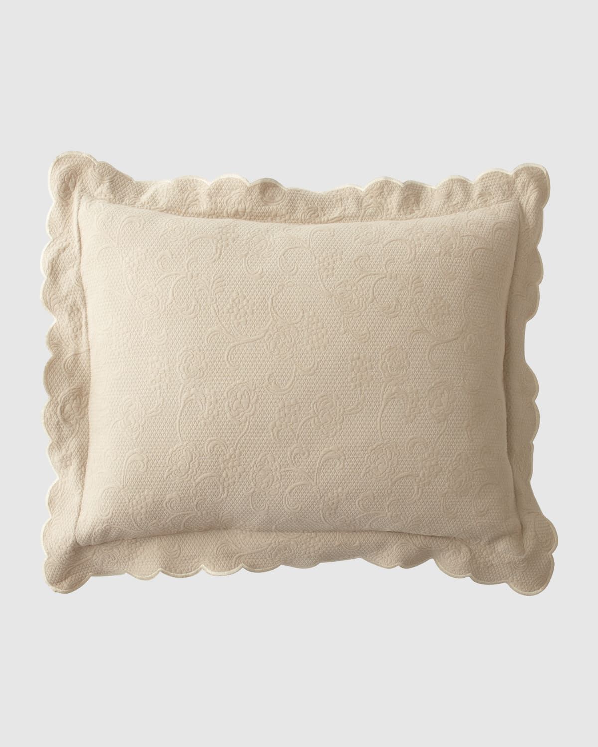 Alice Floral Matelasse Boudoir Sham