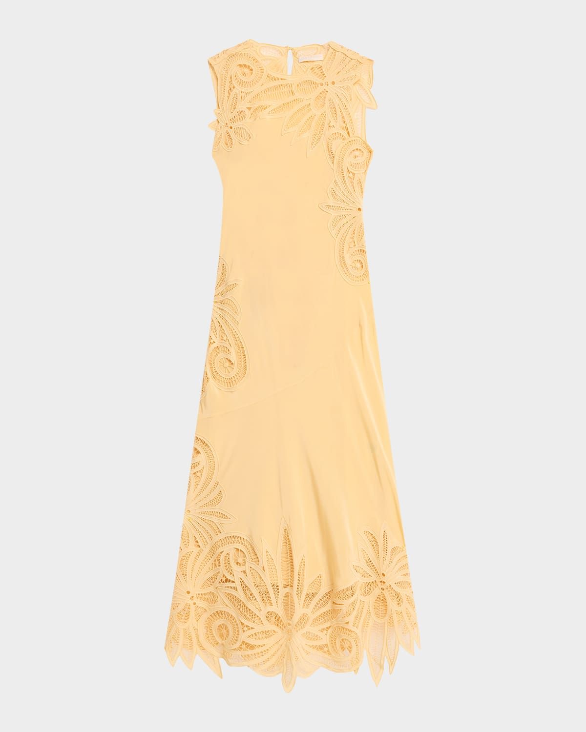 Idra Embroidered Silk Dress