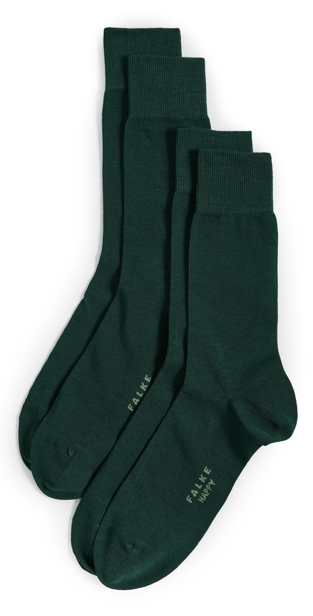Falke Happy 2 Pack Socks Hunter Green 39-42