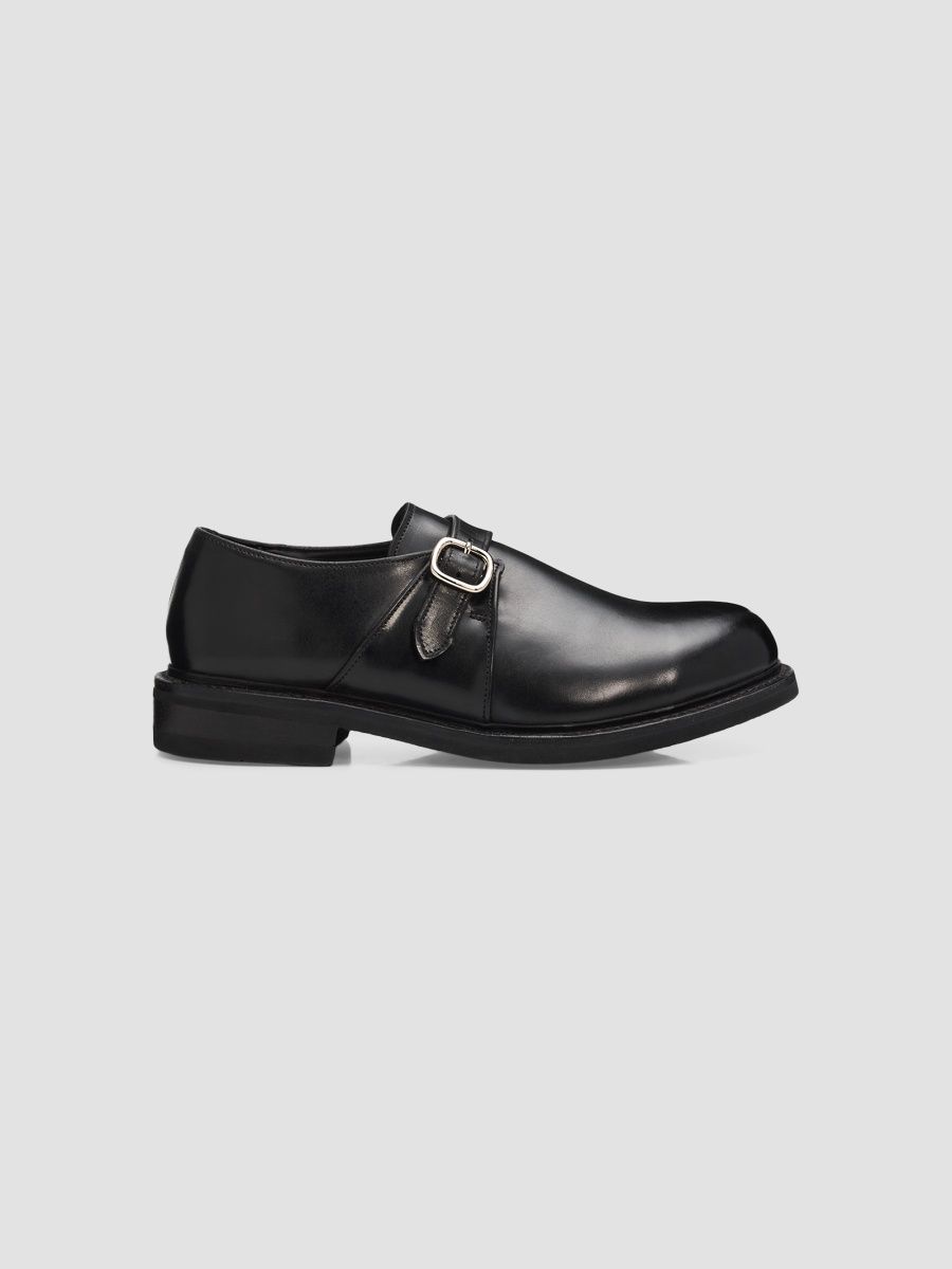 Allen Edmonds Men's Allen Edmonds x Public School Leather Monk Strap Shoes - Black - Size 13