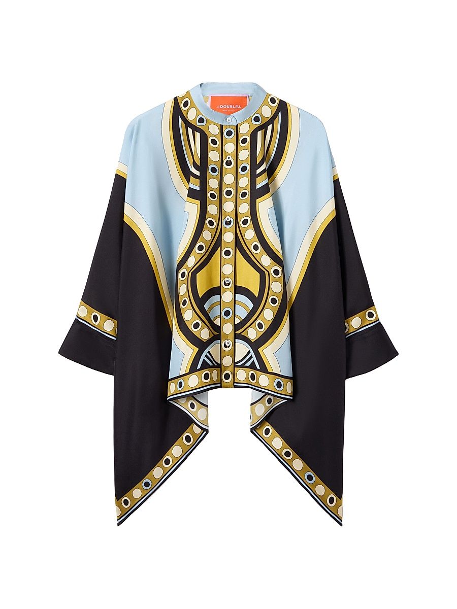 Women's Foulard Shirt - Sanctuary Placee Light Blue - Size XXL