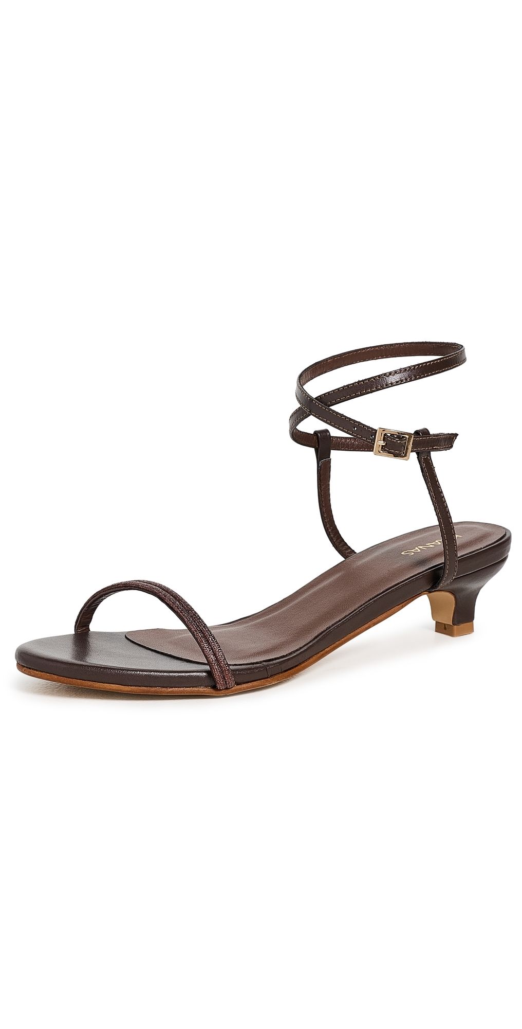 KAANAS Celeste Sandals Dark Cocoa 8