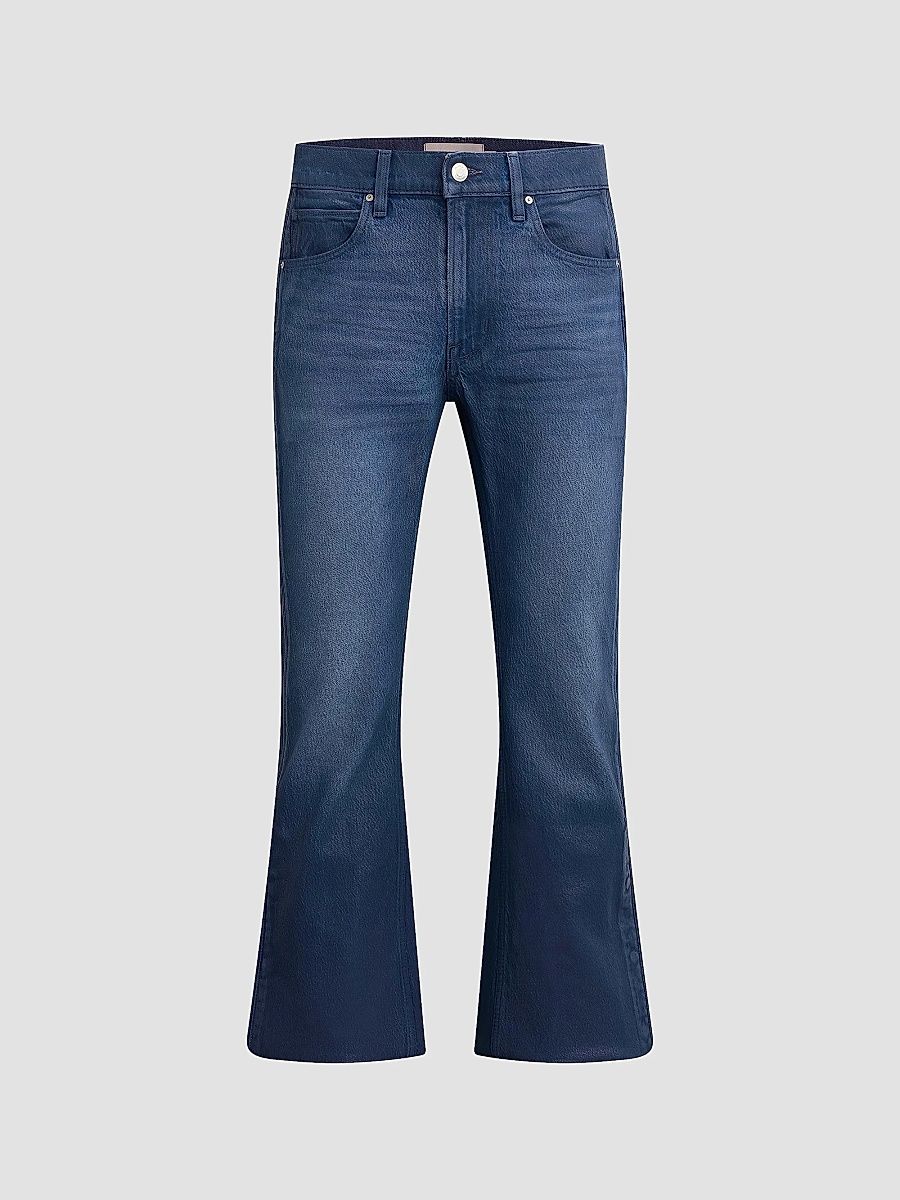 Hudson Jeans Men's Walker Boot-Cut Jeans - Coated Navy - Size 40