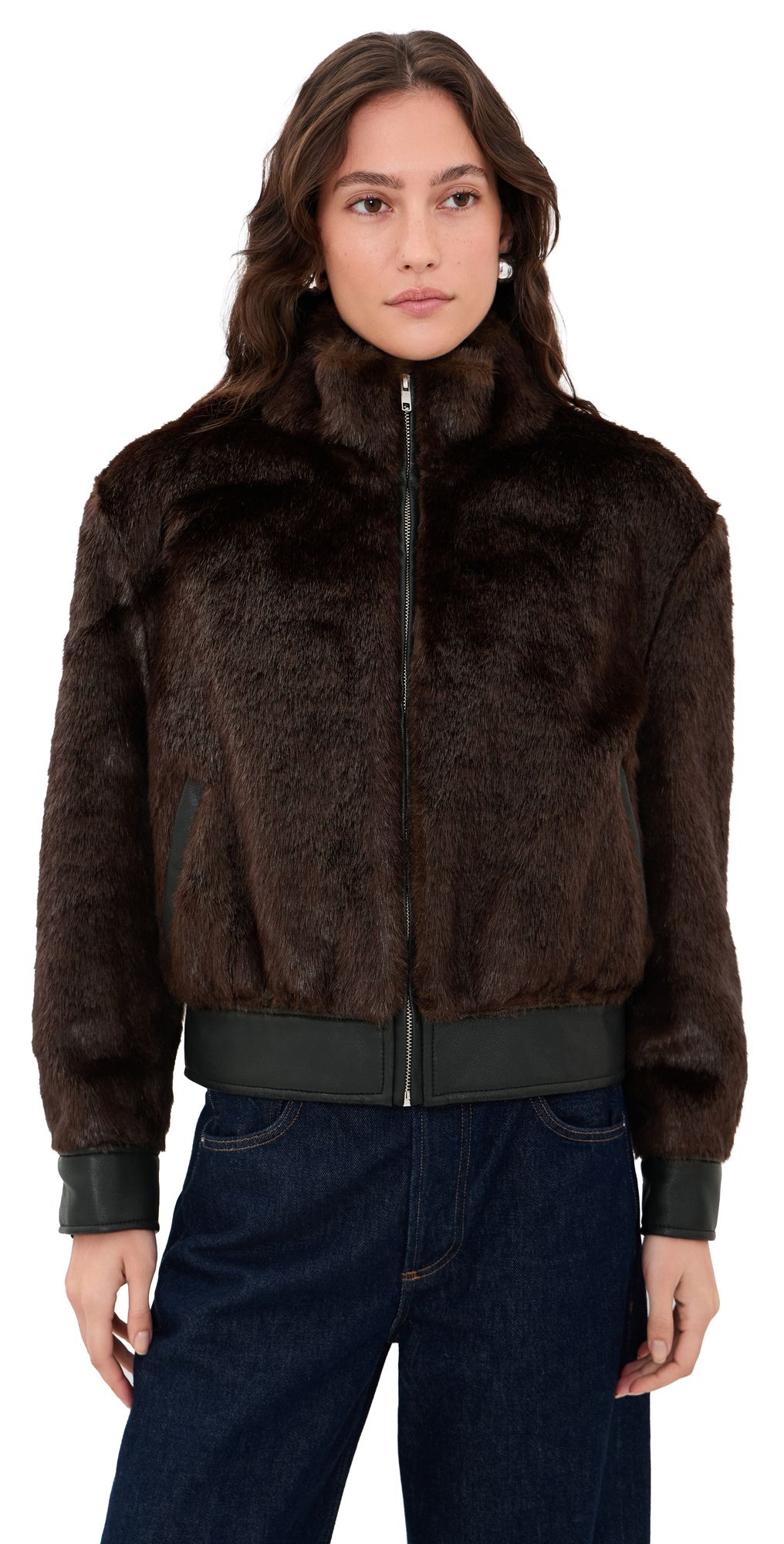 Stand Studio Lula Bomber Jacket Brown 38