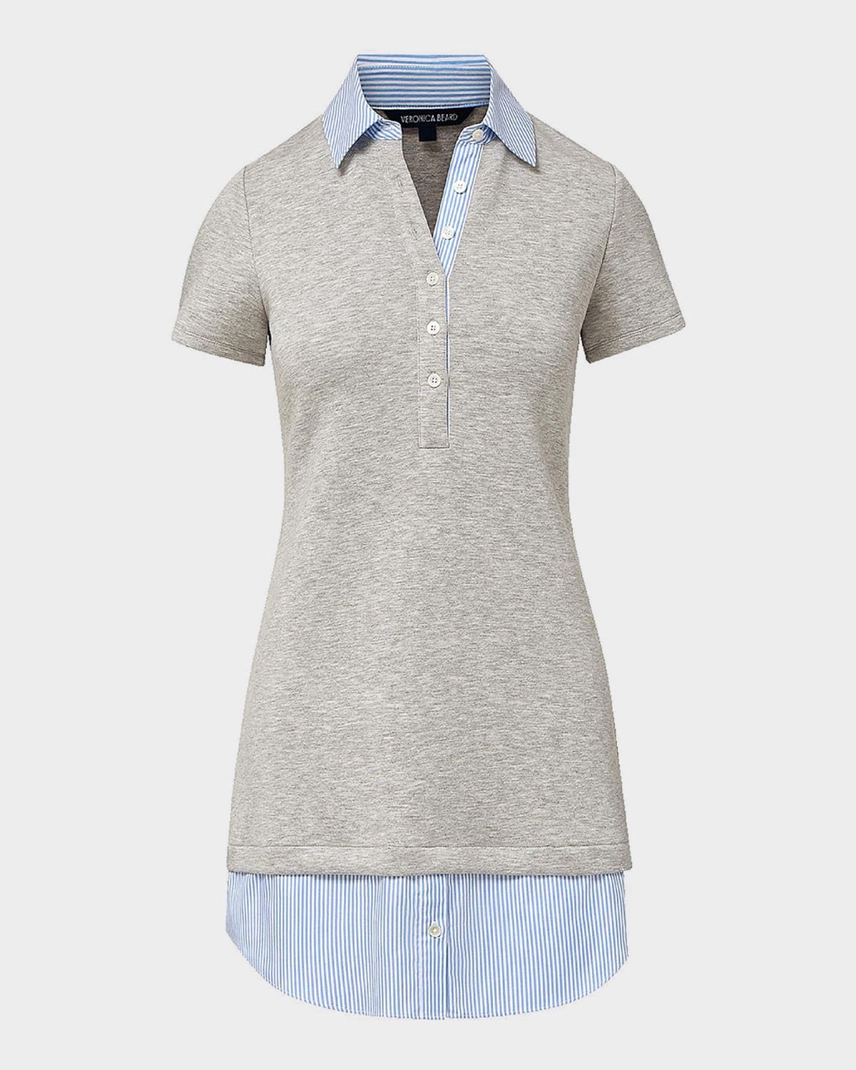 Kenwood Mixed-Media Mini Dress