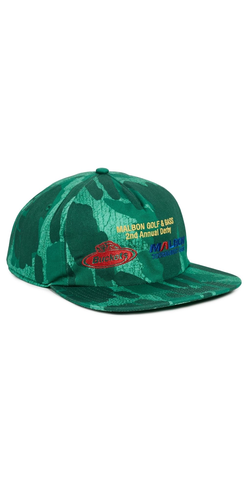 Malbon Derby Snapback Divot Camo Jungle One Size