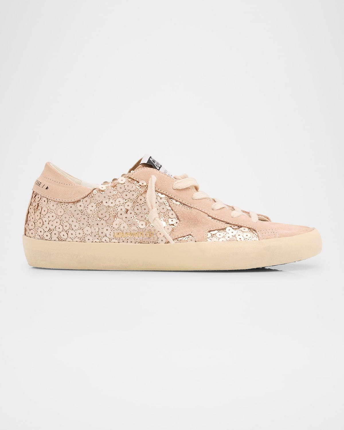 Super-Star Sequin Suede Low-Top Sneakers