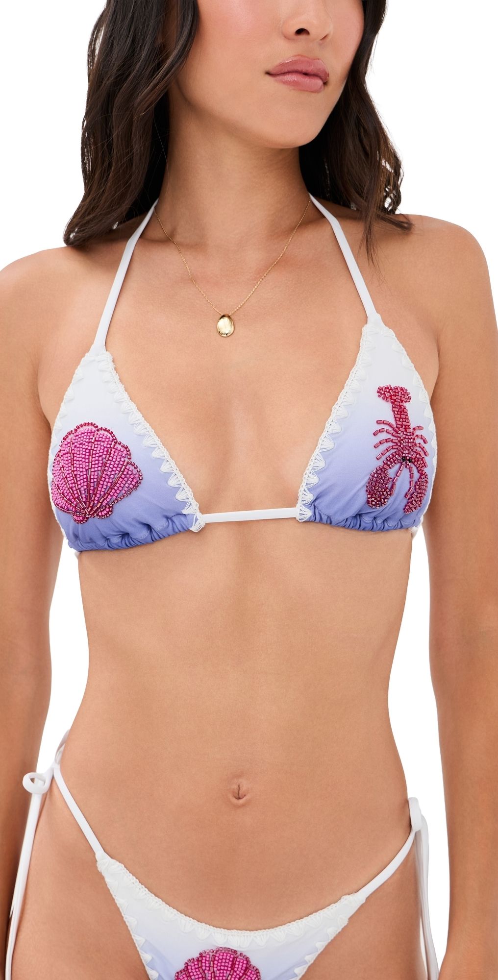 LSPACE Sonia Bikini Top Into the Blue L