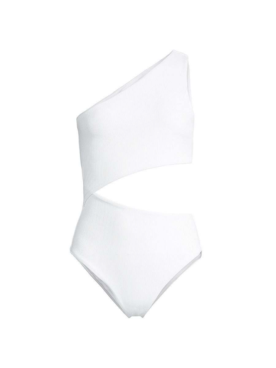 Beach Riot Women's Celine Cutout Swimsuit - White - Size XL