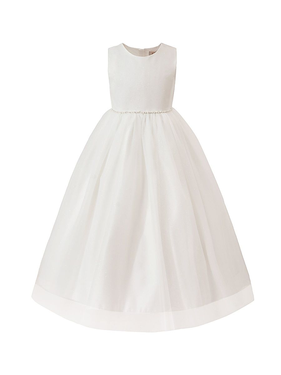 Little Girl's and Girl's Lysandra Dress - White - Size 11