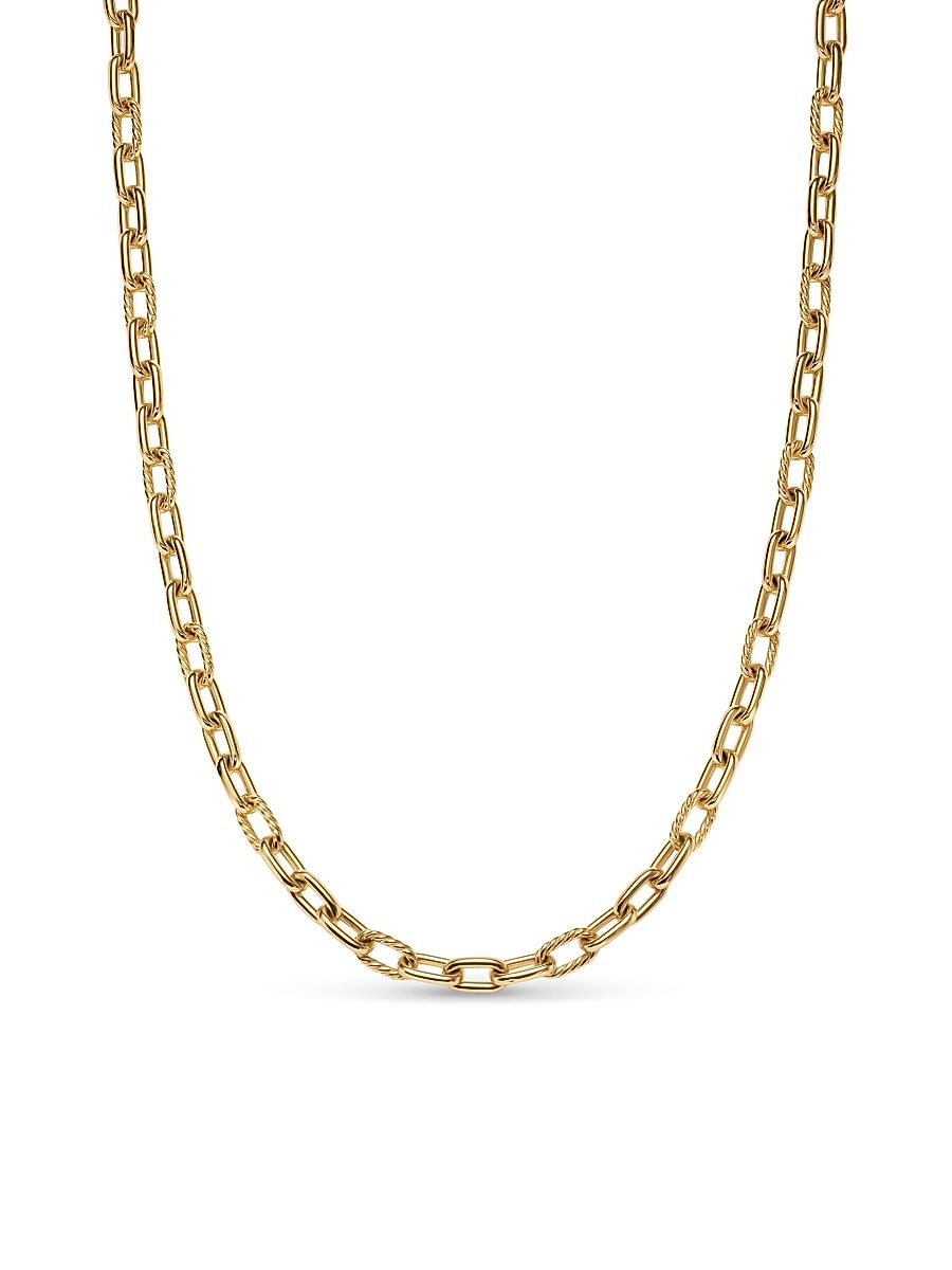 Women's Madison Chain Necklace in 18K Yellow Gold - Gold - Size 18