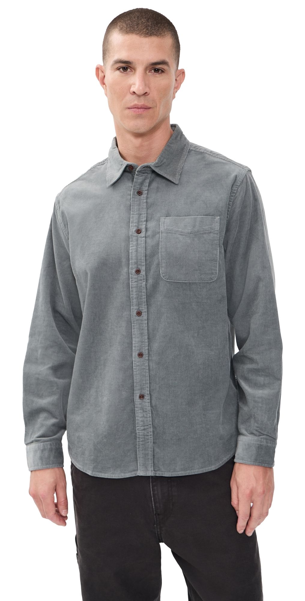 Katin Granada Corduroy Shirt Graphite S