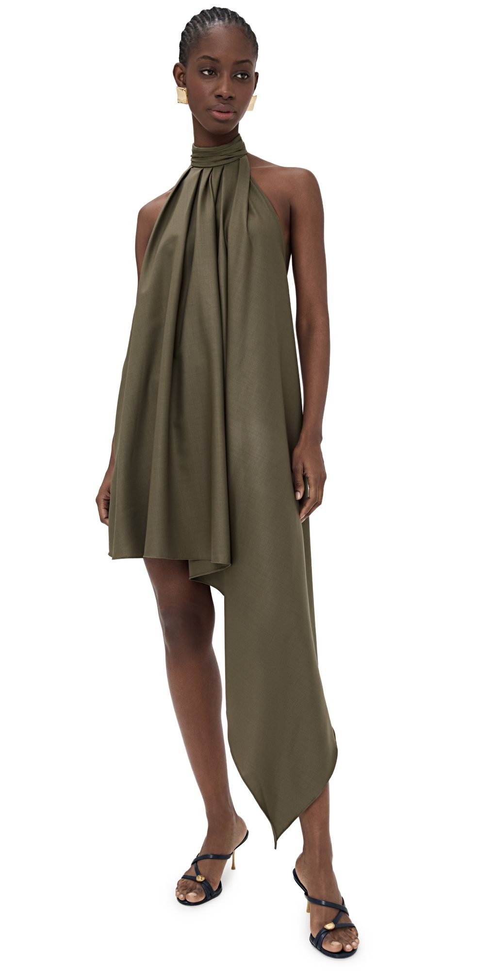 Ronny Kobo Fleur Dress Burnt Olive S