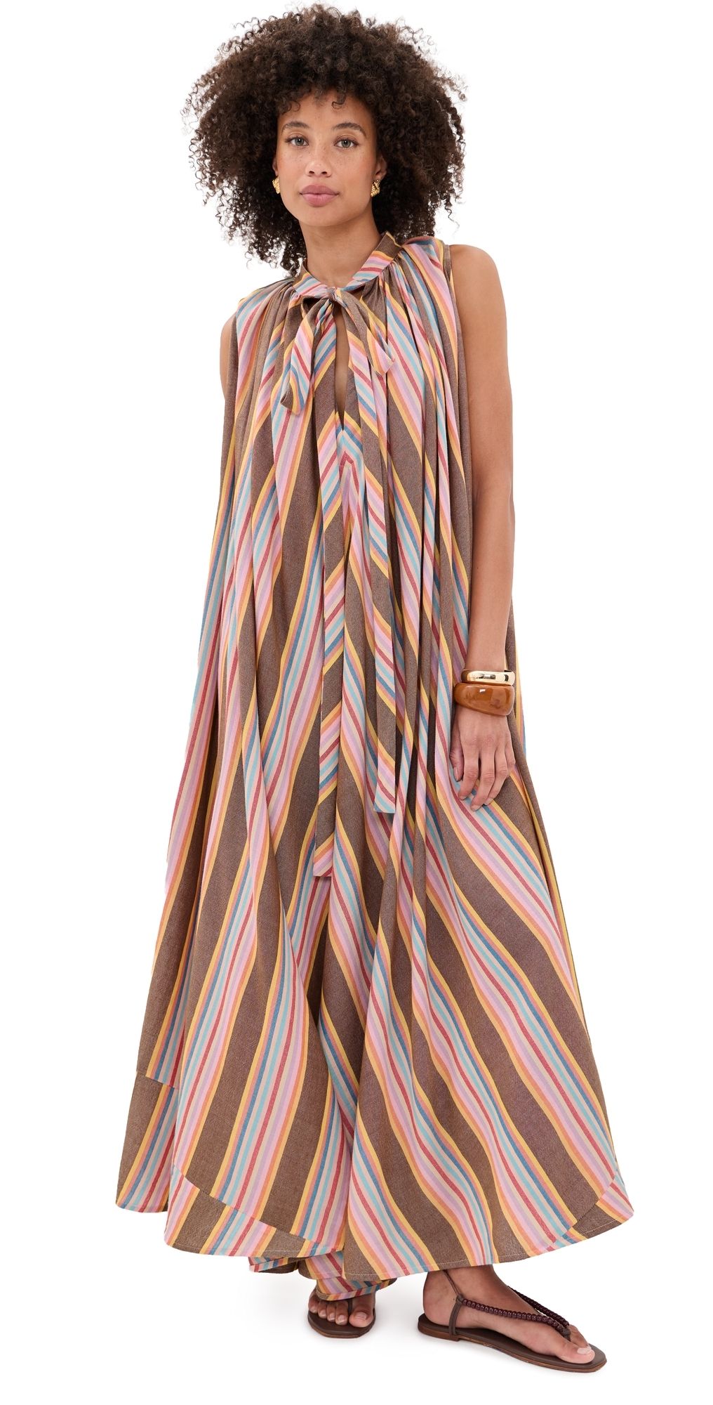 MARRAKSHI LIFE The Cape Dress Stripe 77 M