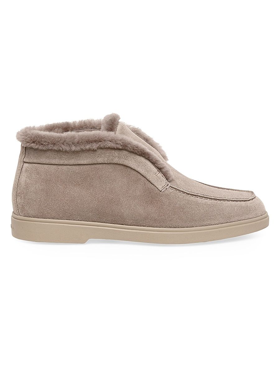 Women's Fortune Suede Booties - Grey - Size 10
