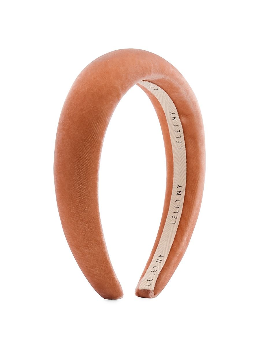 Women's Heloise Velvet Padded Headband - Red