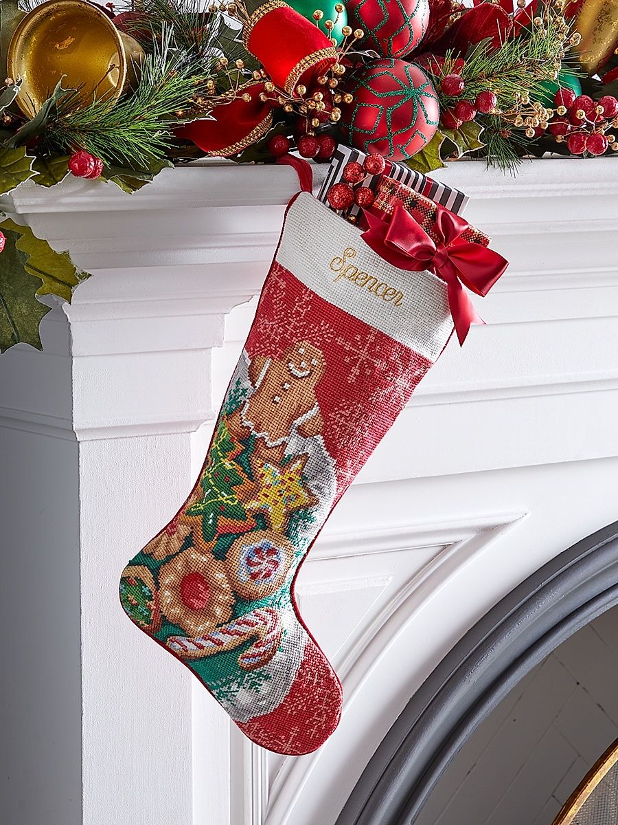 Retro Cookies Holiday Stocking
