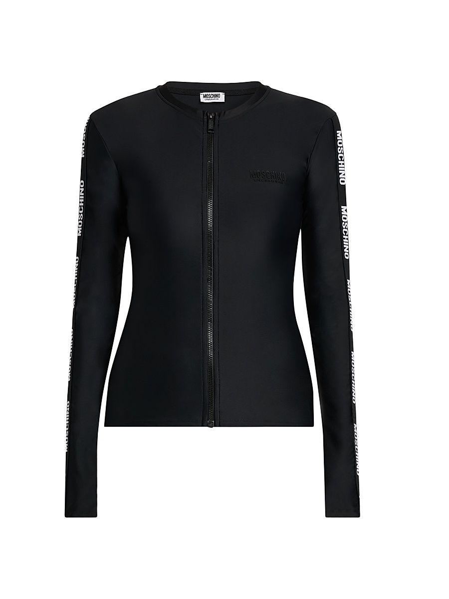 Women's Logo Tech-Fabric Sweatshirt - Black - Size XL