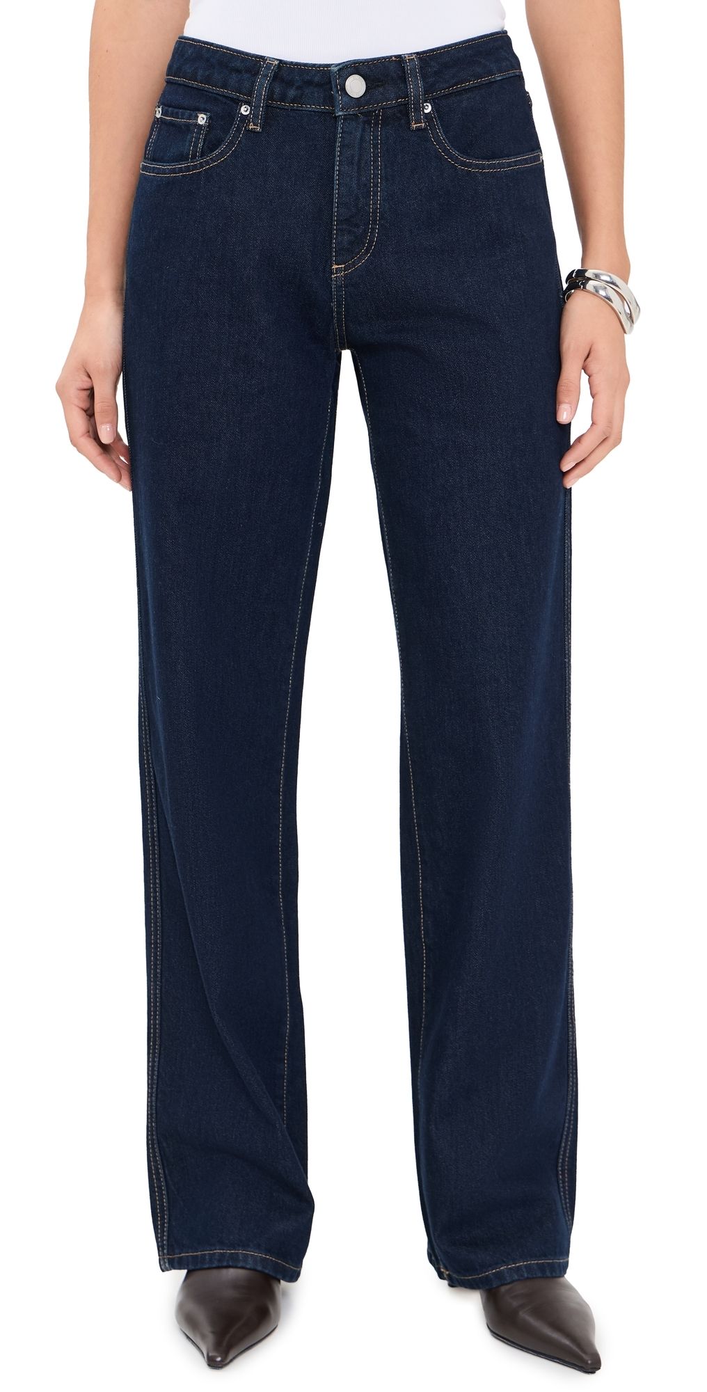 DL1961 Drue Straight Low Rise Jeans 32 Harvest Moon (Original '61) 31