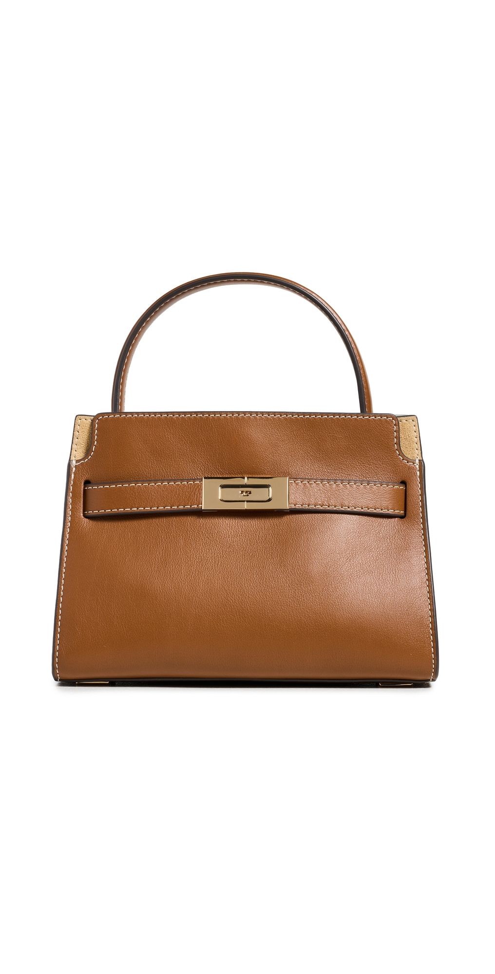 Tory Burch Lee Radziwill Small Tote Aged Tan One Size