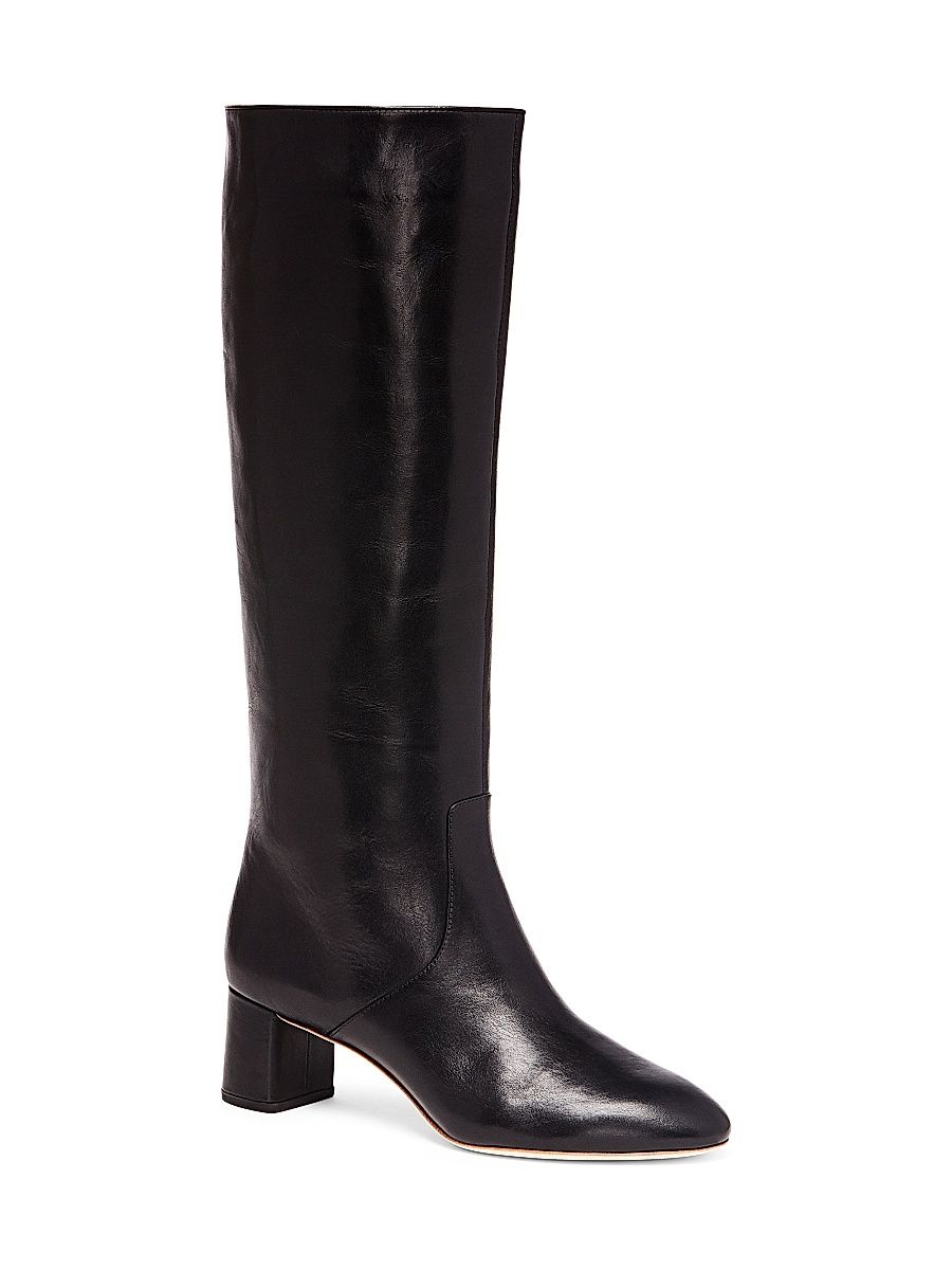 Women's Gia Tall Leather Boots - Black - Size 6