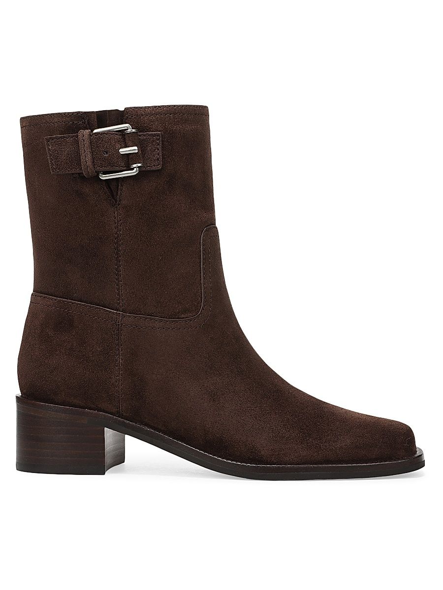Women's London 45MM Suede Boots - Cacao Brown - Size 5