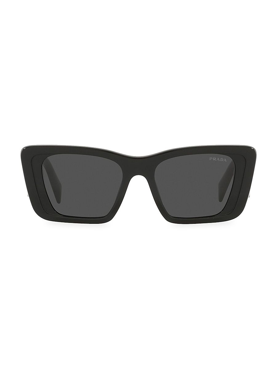 Women's 51MM Butterfly Sunglasses - Black