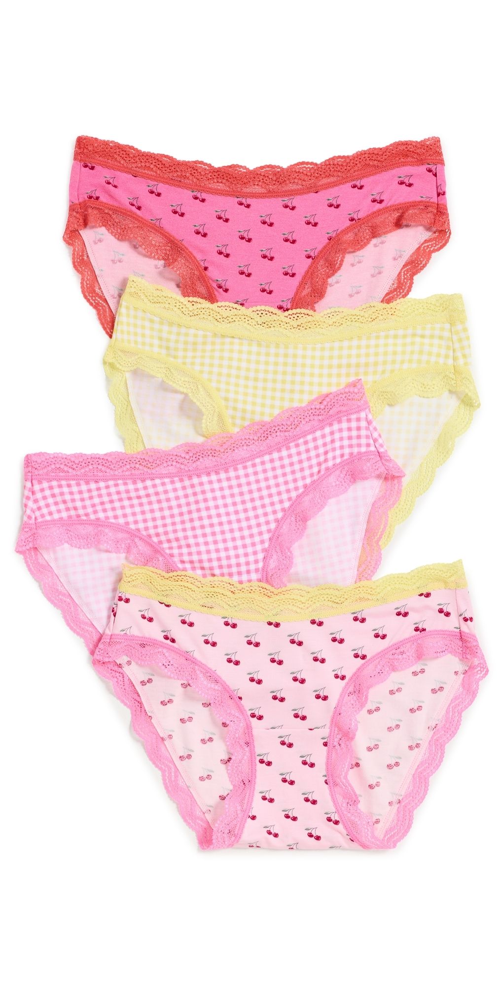 Stripe & Stare Original Knickers Four Pack Cherry Baby XS