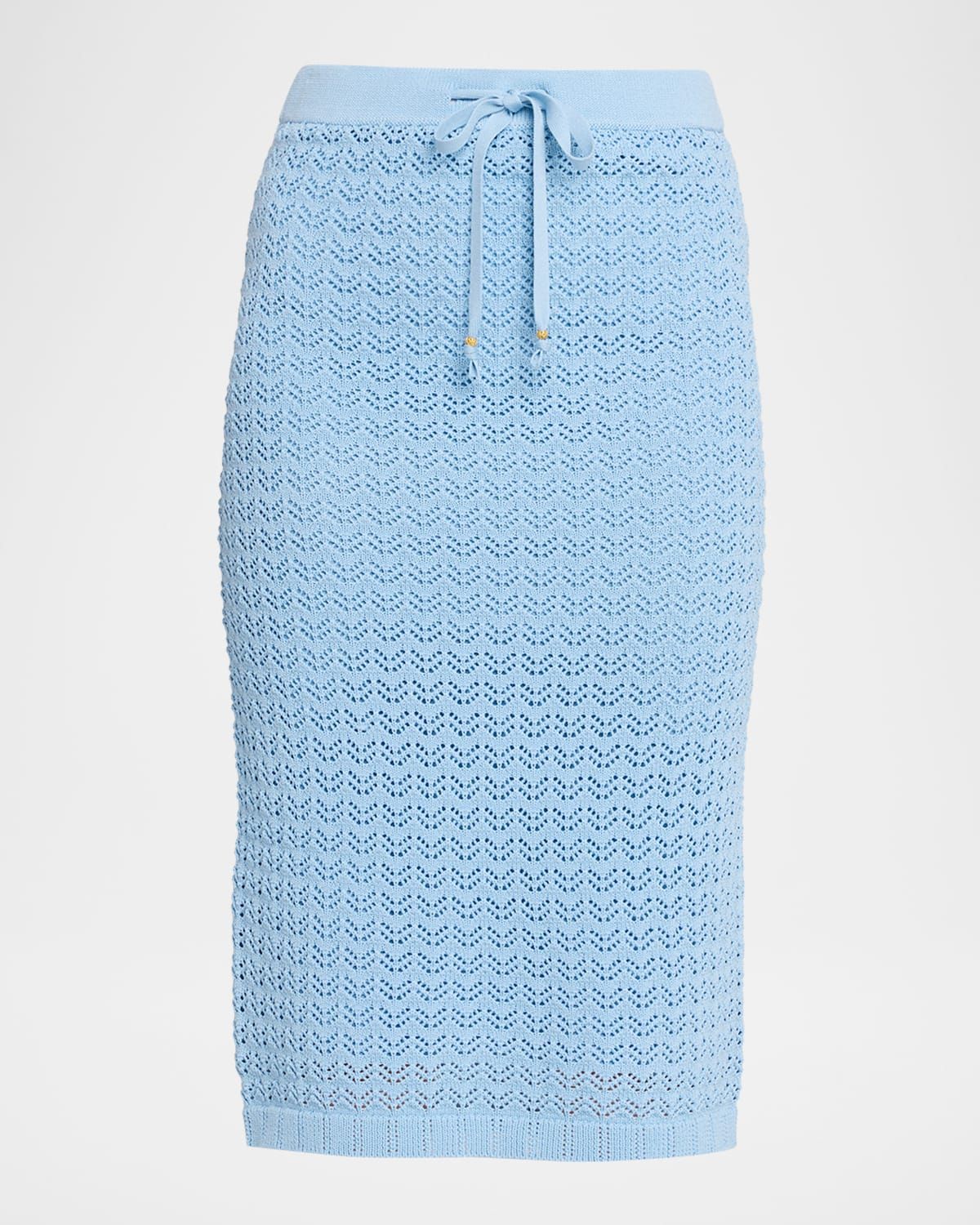 Lacen Pointelle-Knit Skirt