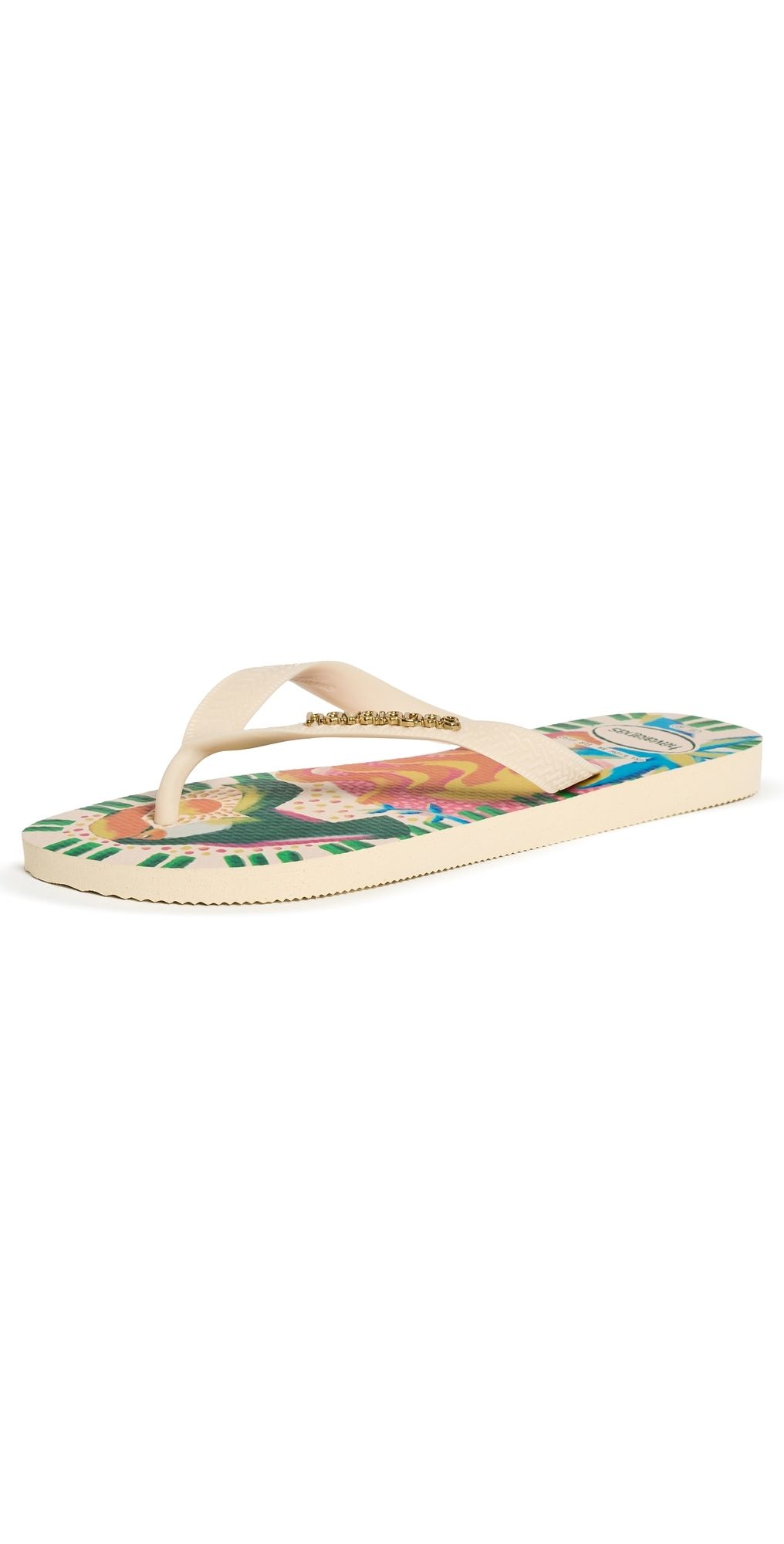 Havaianas Top Bossa Flip Flops Buttercream 9/10