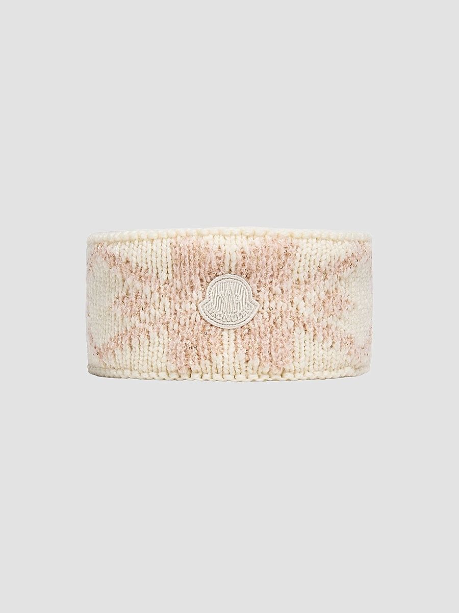 Women's Headband in Wool - White