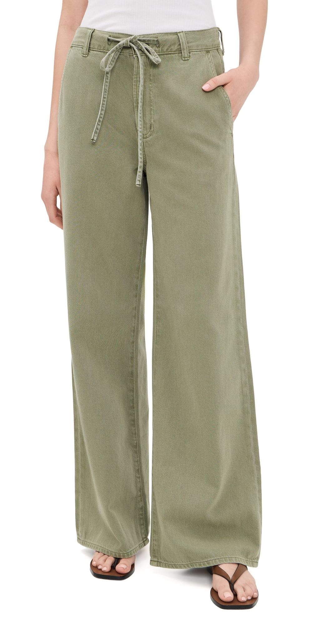 Madewell The Ultimate Wide-Leg Pants Sagebrush 28