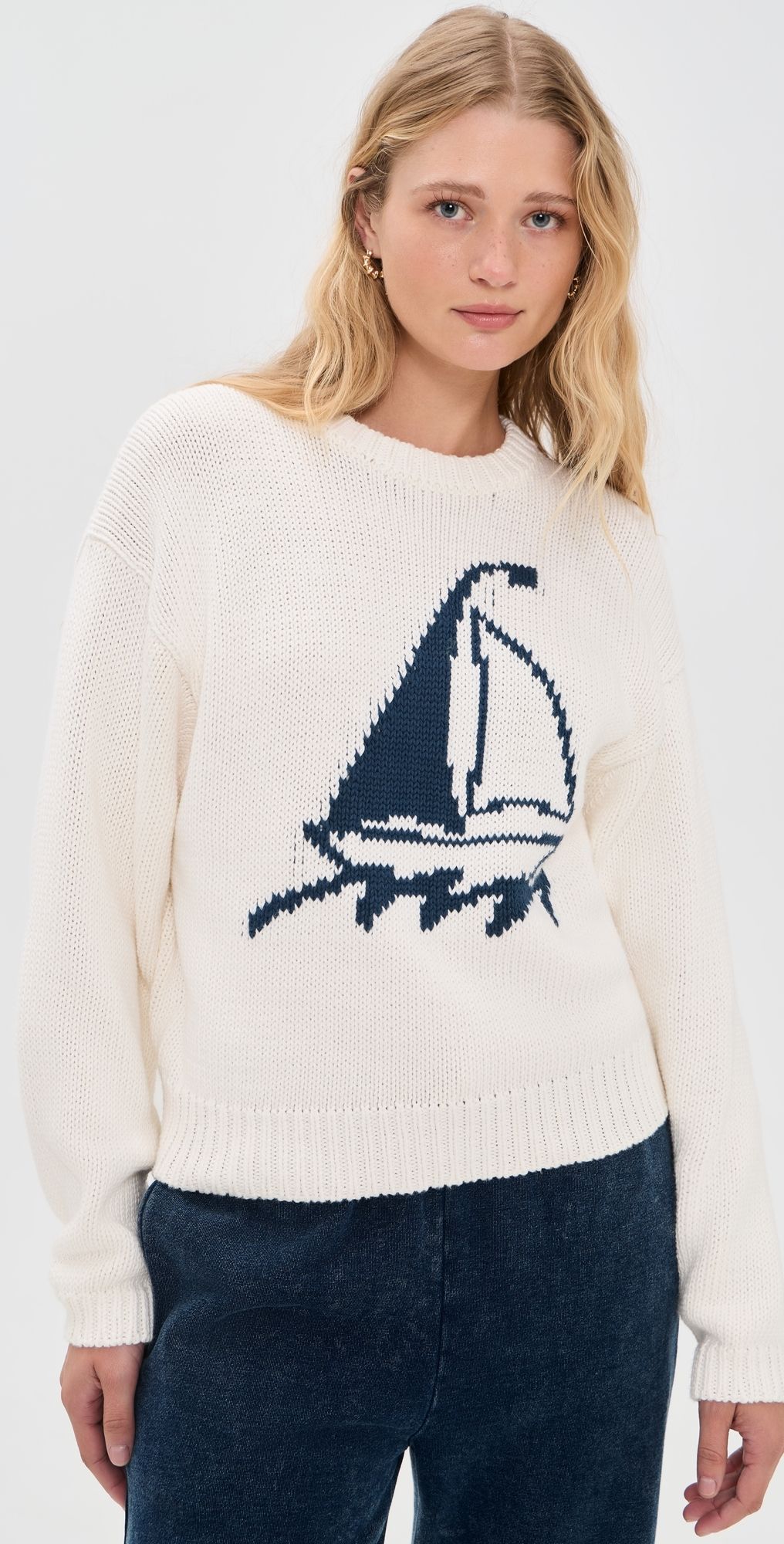 Ciao Lucia Josette Pullover Ivory XS