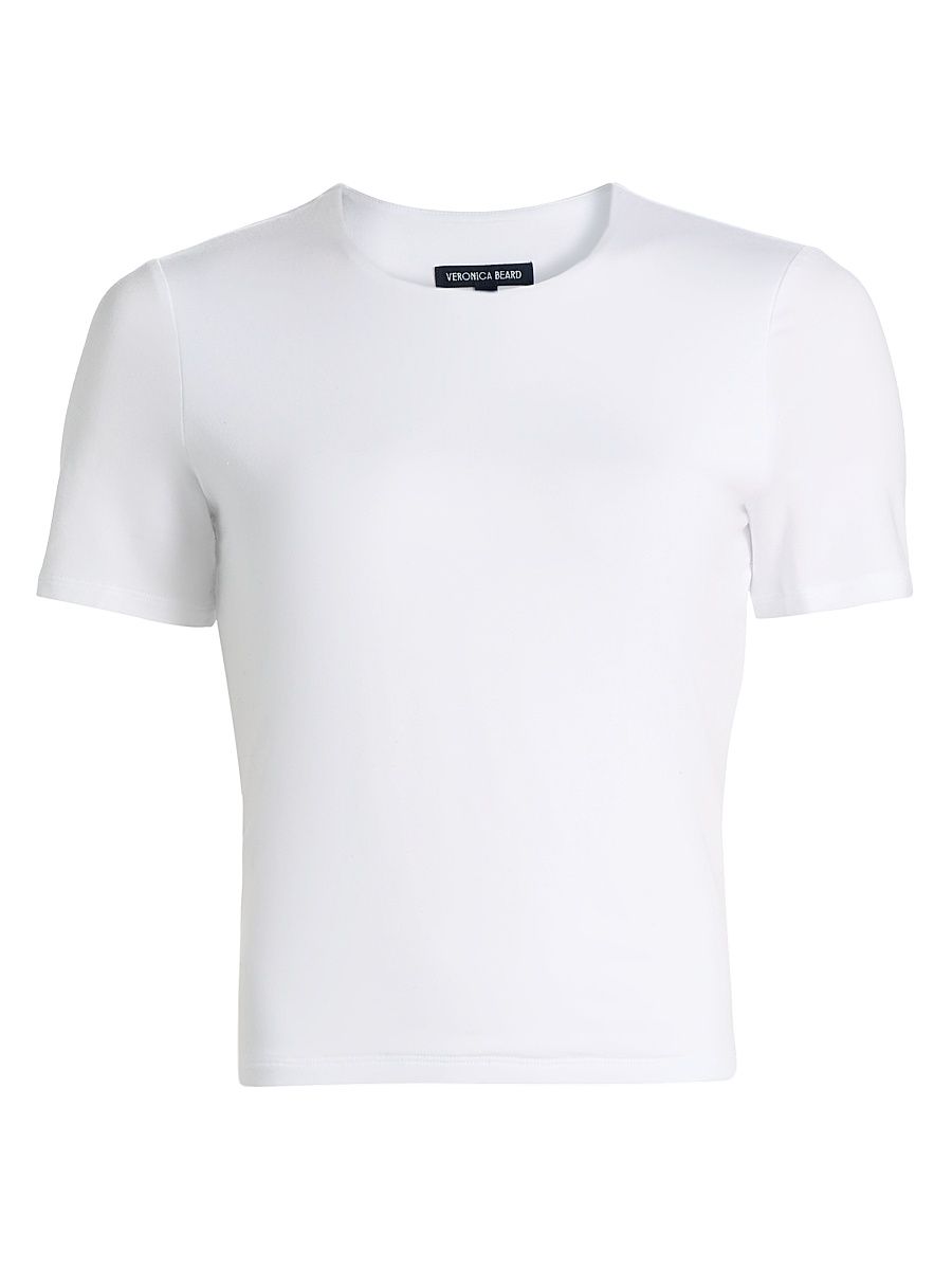 Women's Benedict Slim-Fit T-Shirt - White - Size XL