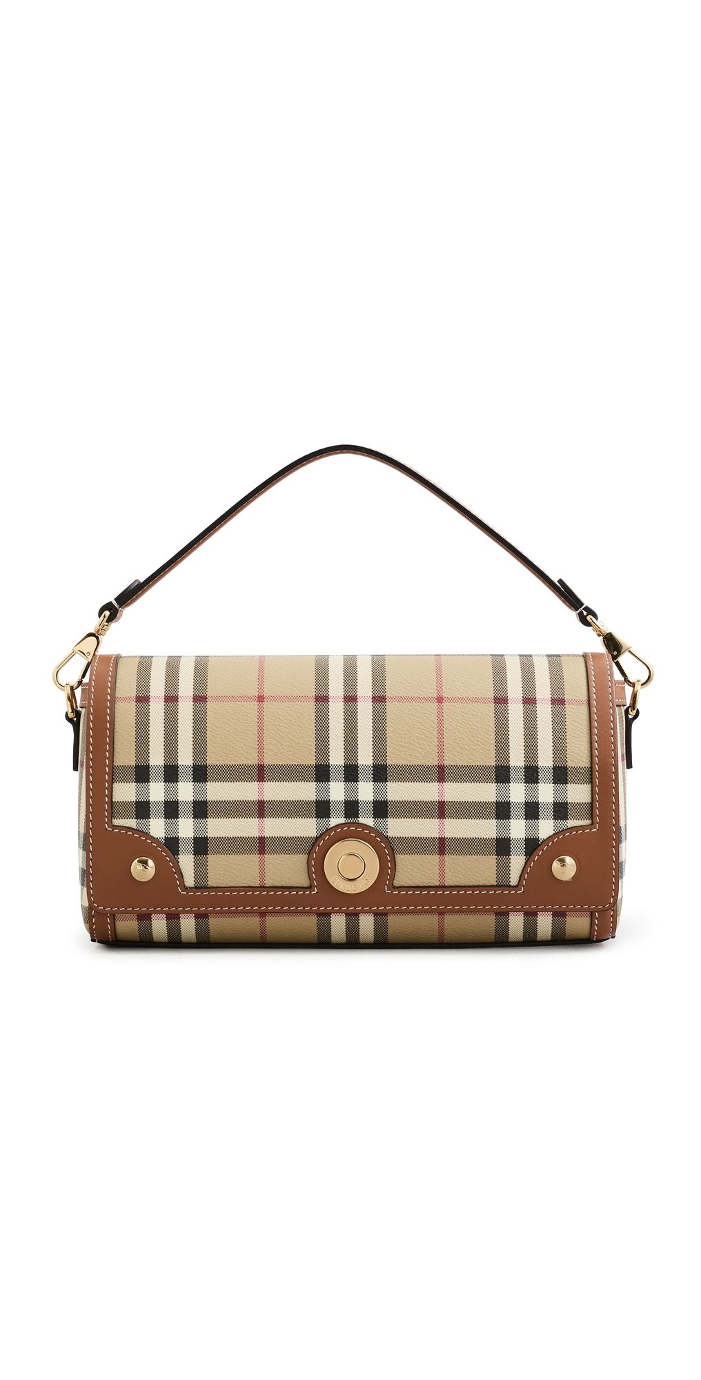 Burberry Small Note Bag Vintage Check/Briar Brown One Size