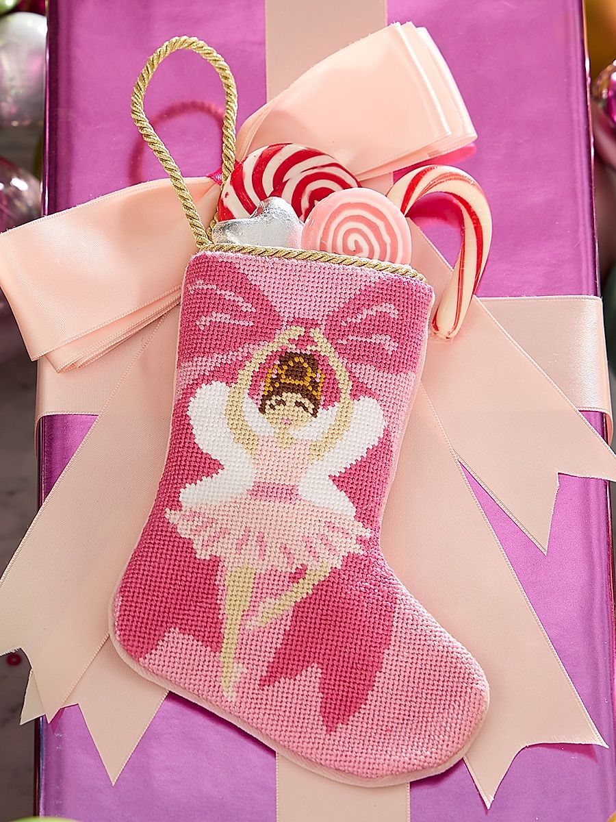 Bauble Stockings x Sainty Nelsen The Brianna Ballerina Mini Bauble Stocking