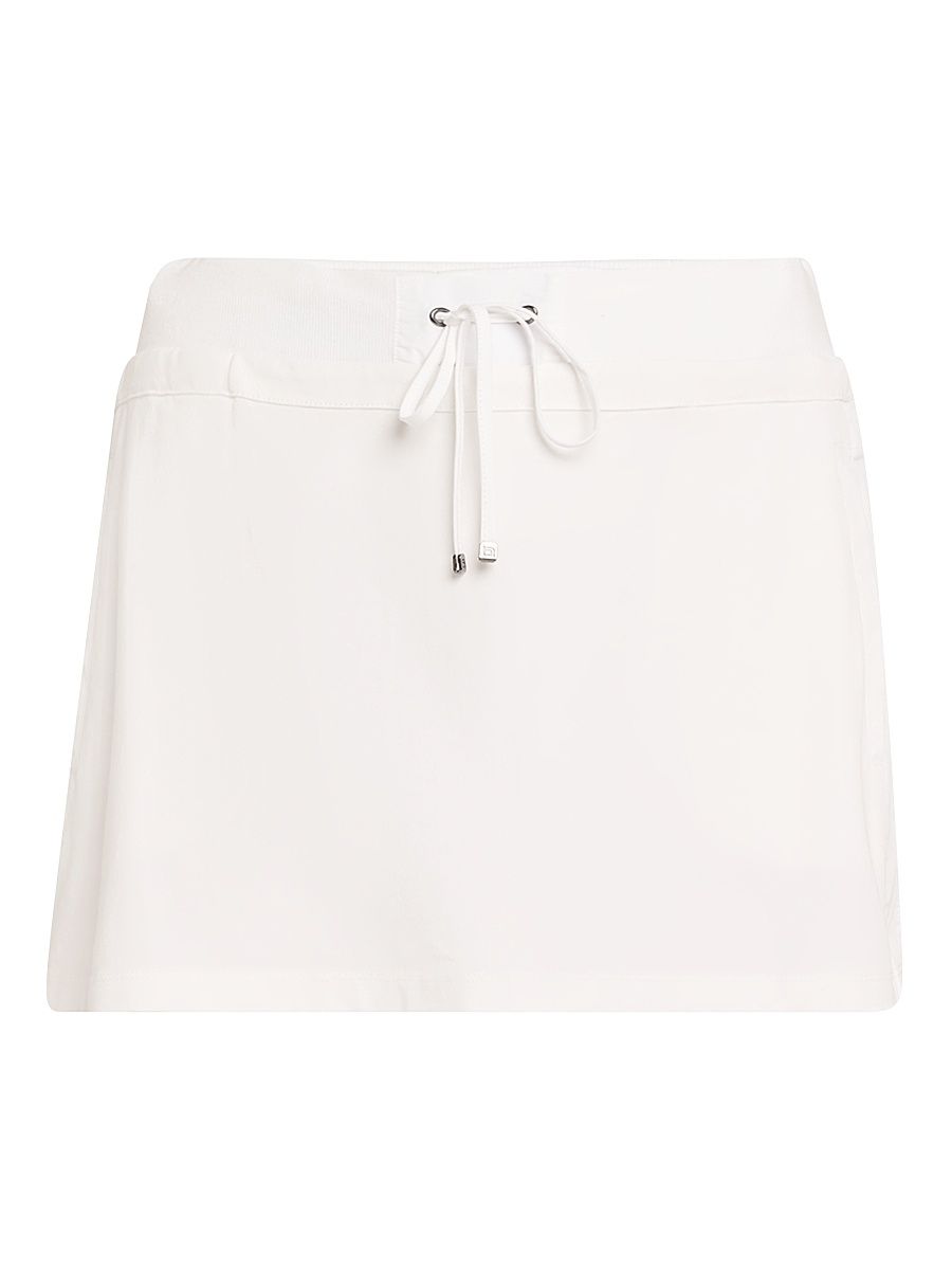 Women's Summer Drawstring Skort - White - Size XL