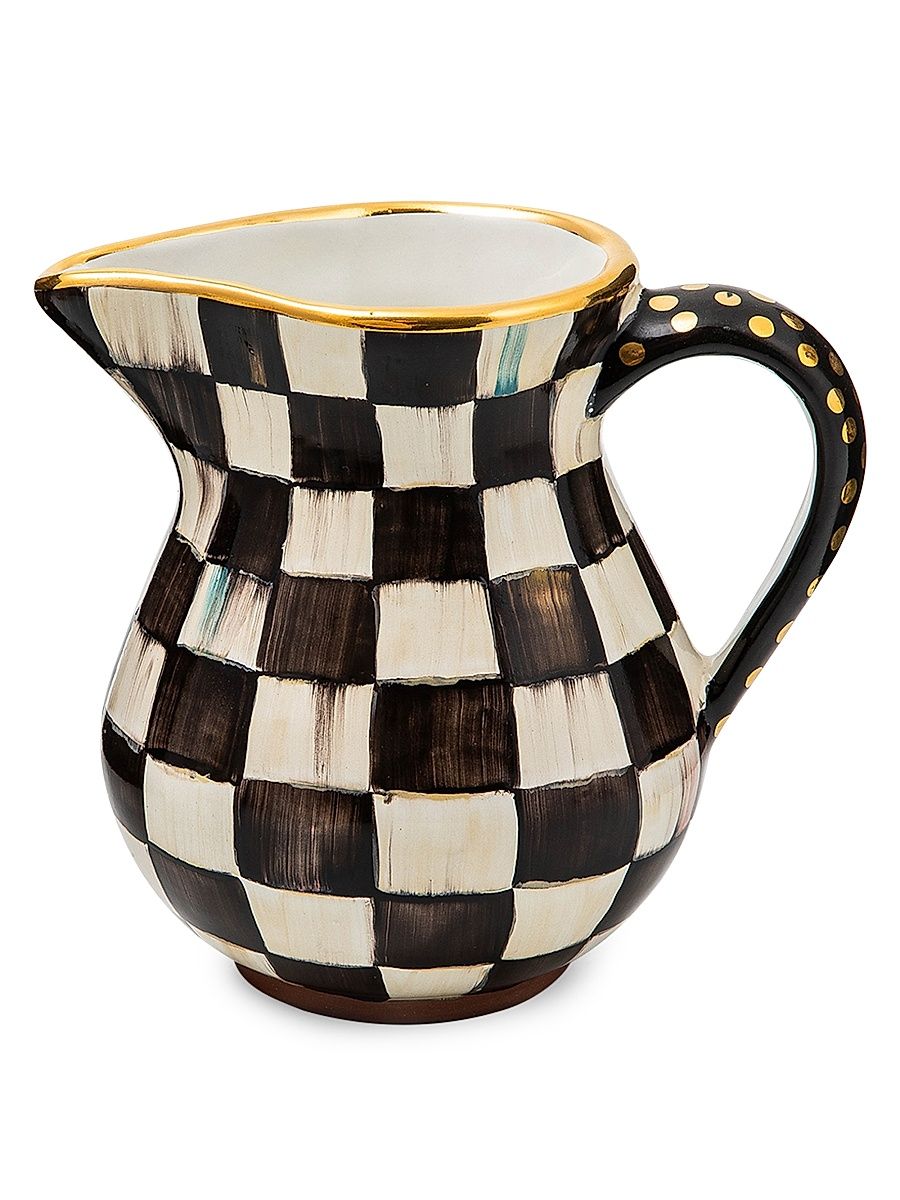 Courtly Check Portly Pitcher