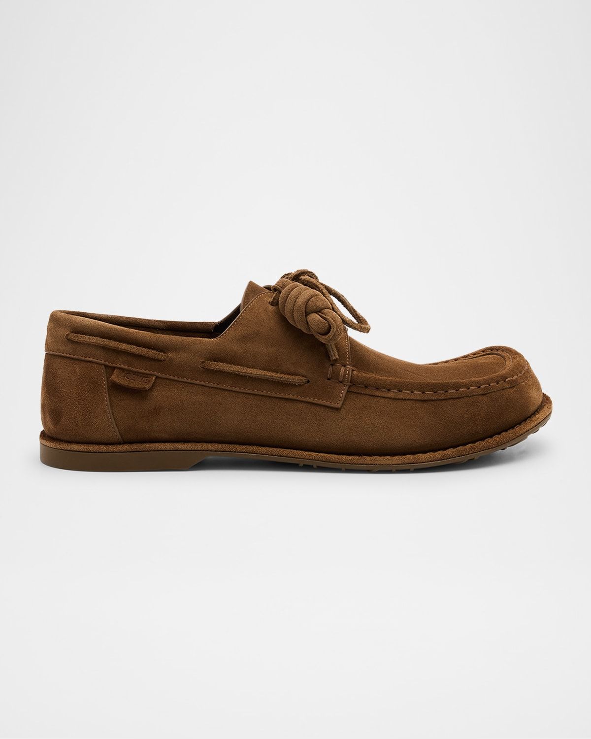 Men & apos;s Campo Suede Flamenco-Knot Boat Shoes