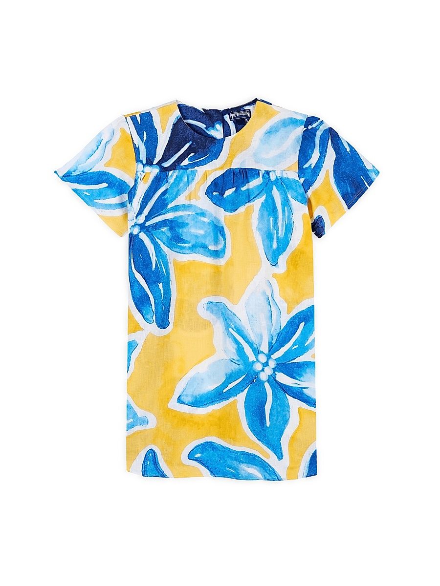 Little Girl's & Girl's Macro Raia Print Dress - Soleil - Size 2