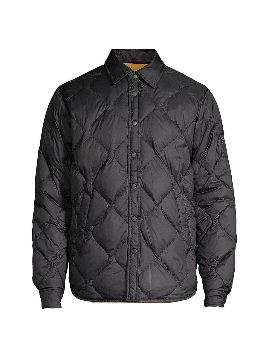 Men's Dane Padded Shirt Jacket - Black - Size Small