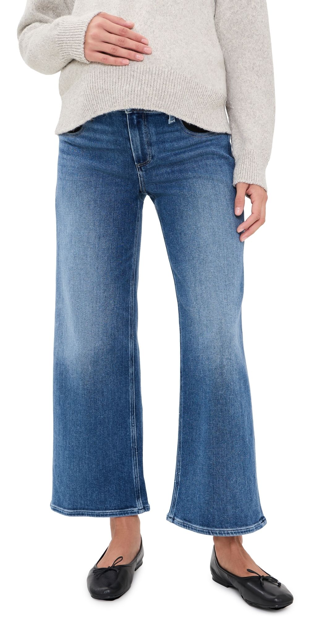 PAIGE Anessa Maternity Jeans Monaco Mist 30